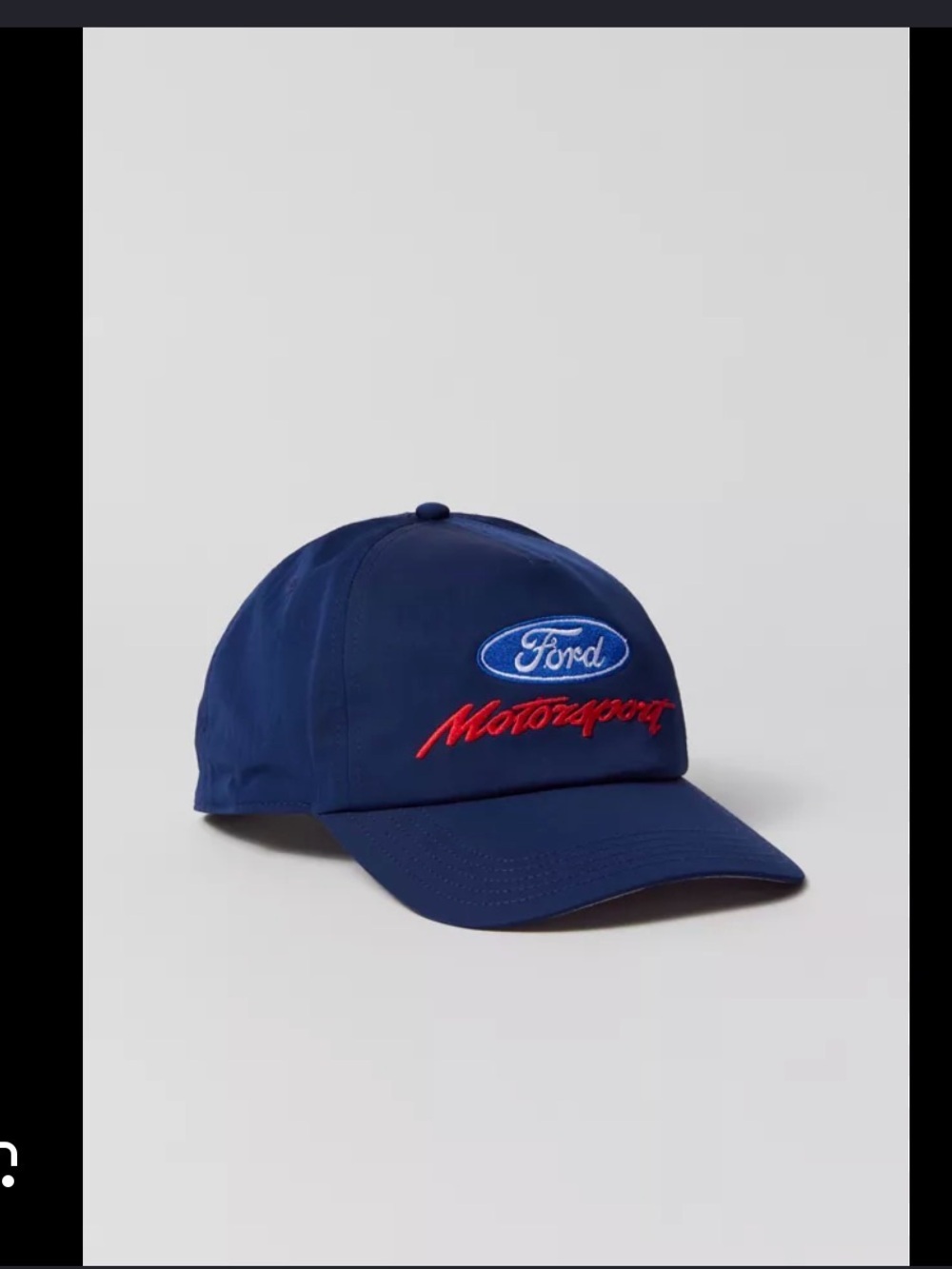 Urban Outfitters Navy Ford Motorsport Baseball Cap